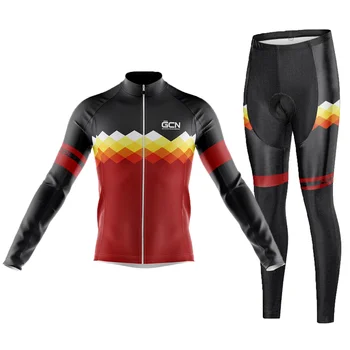 2023 Pro Gcn Team jesen bike set, hlače-bibs, dres za mtb Ropa, 9D гелевые biciklističke hlače, i odijelo sa dugim rukavima