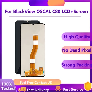 6,5 inča Novi High-end LCD zaslon i touch screen Za BLACKVIEW OSCAL C80 LCD zaslon Zamjena Prednjeg dodirni LCD zaslon