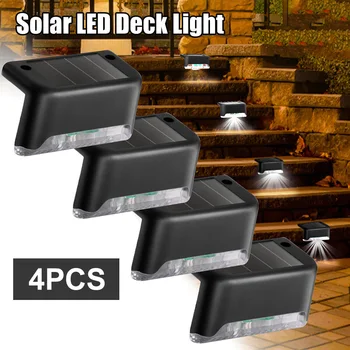 4 kom./compl. led downlight za solarne baterije, staza, stubišta, vanjske vrtne svjetiljke, vodootporan ukras za balkona na solarnu energiju, ograde stepenice