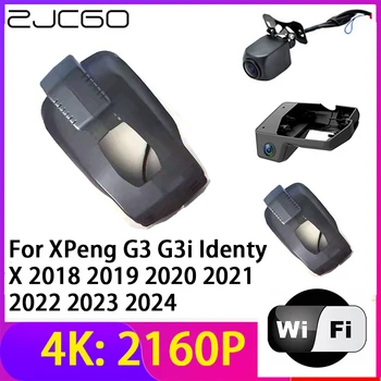 ZJCGO 4 DO 2160 P Snimači Dvr za Automobile Skladište 2 Objektiva za Snimanje Wi Fi Noćni Vid XPeng G3 G3i Identy X 2018 2019 2020 2021 2022 2023
