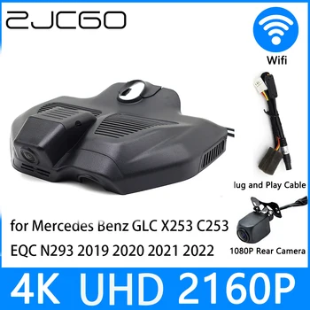 ZJCGO Dash Cam 4K UHD 2160P Auto Dvr DVR Noćni Vid za Mercedes Benz GLC X253 C253 EQC N293 2019 2020 2021 2022