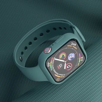 Silikon remen za Apple Watch 5 4 44 mm 40 mm, sportska narukvica, silikonska torbica za Apple watch 4, бамперный remen za sat