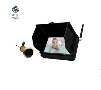 Mini-vrata CCTV kamera HD sa low-IC 0,008 lux, mali kamkorder sa zvukom video nadzor i monitora