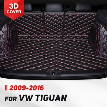 Tepih prtljažnika punu pokrivenost Za VOLKSWAGEN VW Tiguan 5-Lokalni 2009-2016 15 14 13 12 11 10 Auto-Tepih Za zaštitu Kozmetički Pribor