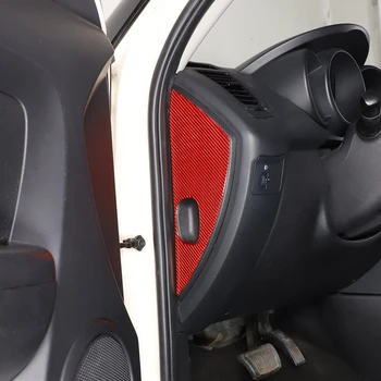 Za 2009-2013 Kia Soul AM mekani jastuk na kontrolnu ploču automobila od karbonskih vlakana, bočna oznaka za zaštitu od sudara, pribor za unutrašnjost automobila