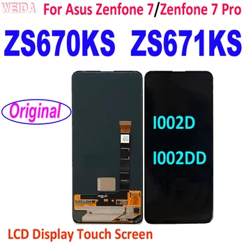 Originalni LCD zaslon Za Asus Zenfone 7 ZS670KS I002D Asus Zenfone 7 Pro ZS671KS I002DD LCD zaslon osjetljiv Na Dodir Digitalizator Sklop
