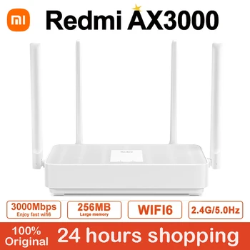 XIAOMI WIFI Ruter Redmi AX3000 Router wifi6 160 Mhz Visoka Propusnost OFDMA Učinkovit Prijenos 2,4 Ghz i 5 Ghz WIFI Mesh Mreže