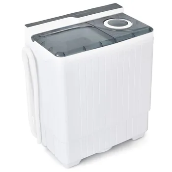 Perilica rublja s dva kupatila težine 26 kilograma, ručni, poluautomatski stroj za pranje rublja, za kosu, kuhalo za prijenosni sušilica za odjeću odjeća za dom