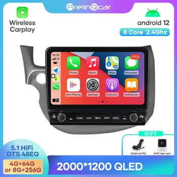 Android 12 DTS Zvuk Za Honda Jazz 2007-2014 godina Navigacija Auto Media Player 2Din Radio Stereo Bluetooth 48EQ Raspon WIFI