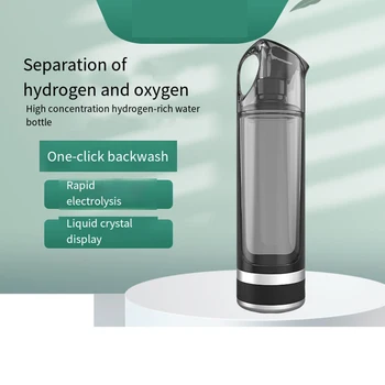 Čaša za vodu s visokim udjelom vodika s tehnologijom razdvajanje vodika i kisika, prijenosni pehar za zdravlje na otvorenom