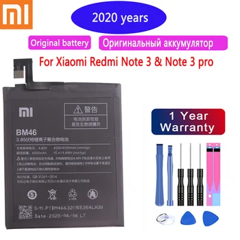 2020 Originalni BM46 Zamjenjiva baterija 4050 mah za Xiaomi Redmi Napomena 3 Note3 Pro Note3 Redrice Autentična baterija za telefone