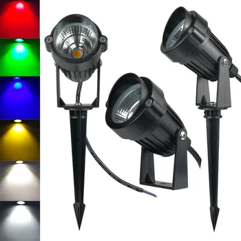 nove vodootporne svjetiljke snage 5 W, led žarulja za travnjak DC12V, uređenje spot lampa IP65 110 220, svjetiljke vanjska rasvjeta, šiljci za vrt