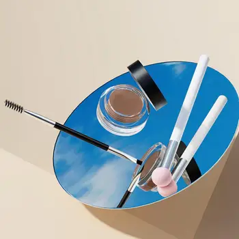Stručni skup kreme za obrve Prirodni make-up otporan na udarce otporan kremastu teksturu 5 boja Tonirana skulpturalni gel za obrve s četkom