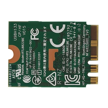 Ac adapter WIFI Za RTL8822BE NGFF M. 2 802.11 Ac 2,4 G/5 Ghz Wireless karticu za Wifi + Bluetooth 4,1 FRU: 01AX711 01AX712 Za Thinkpad
