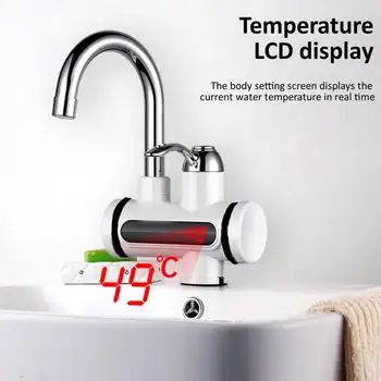 3000 W instant električni bojler tople vode za tuširanje, vruća slavina, kuhinjski aparat grijanje vode iz slavine, instant zagrijavanje vode+ tuš 220 U