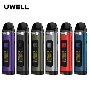 Originalni Uwell Crown D Pod Vape Kit baterija od 1100 mah 3 ml spremnik prikladan za isparivača elektronske cigarete PA Coil 0.3 0.8 ohm ohm
