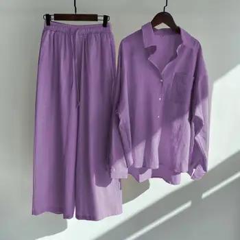 Elegantne ženske majice, komplet hlače, однотонный, lako je zajedno s odbačenost ovratnik, ženski komplet odjeće, izdržljivog