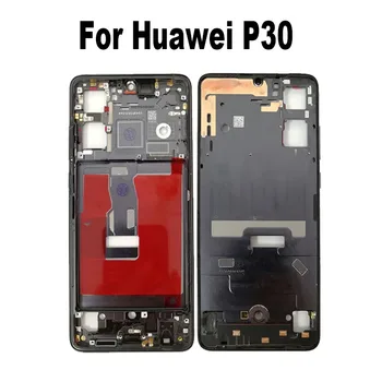 Prosječna Okvir za Huawei P30 Prednja i Stražnja Ploča Oštrica LCD zaslon Podržava Telo Držač Prednje Ploče ELE-L29 ELE-L09 ELE-AL00